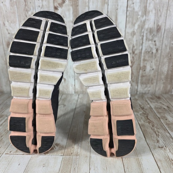 On Running Cloud Women's Running Shoes Sneakers Black Pink Size 7.5 - Picture 7 of 8